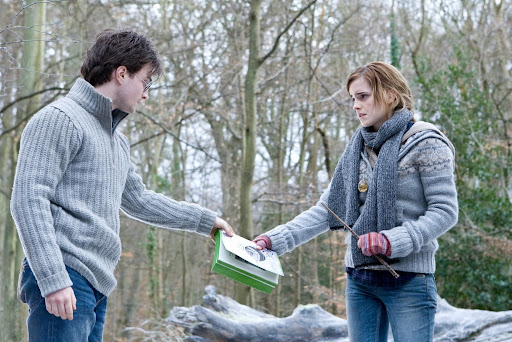 Daniel Radcliffe is Harry Potter and Emma Watson is Hermione Granger - Harry Potter and the Deathly Hallows